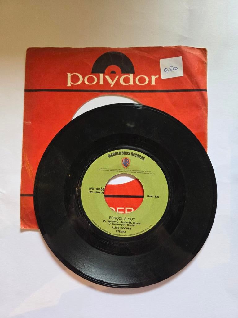 Alice Cooper - School's out, Gebruikt, 7 inch, Single, Ophalen of Verzenden