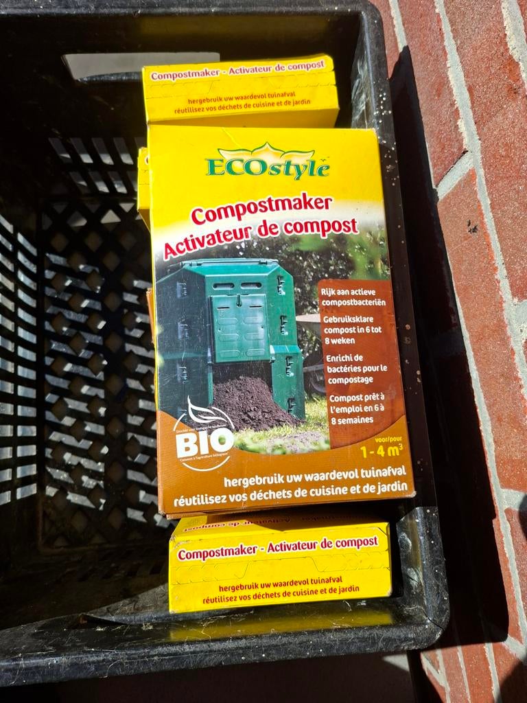 7x ECOstyle Compostmaker - Activeert compostering, Ophalen of Verzenden