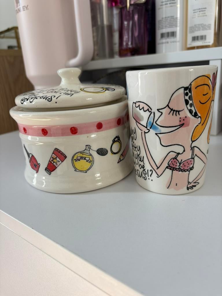 Setje van Blond, Ophalen of Verzenden, Zo goed als nieuw, Beige