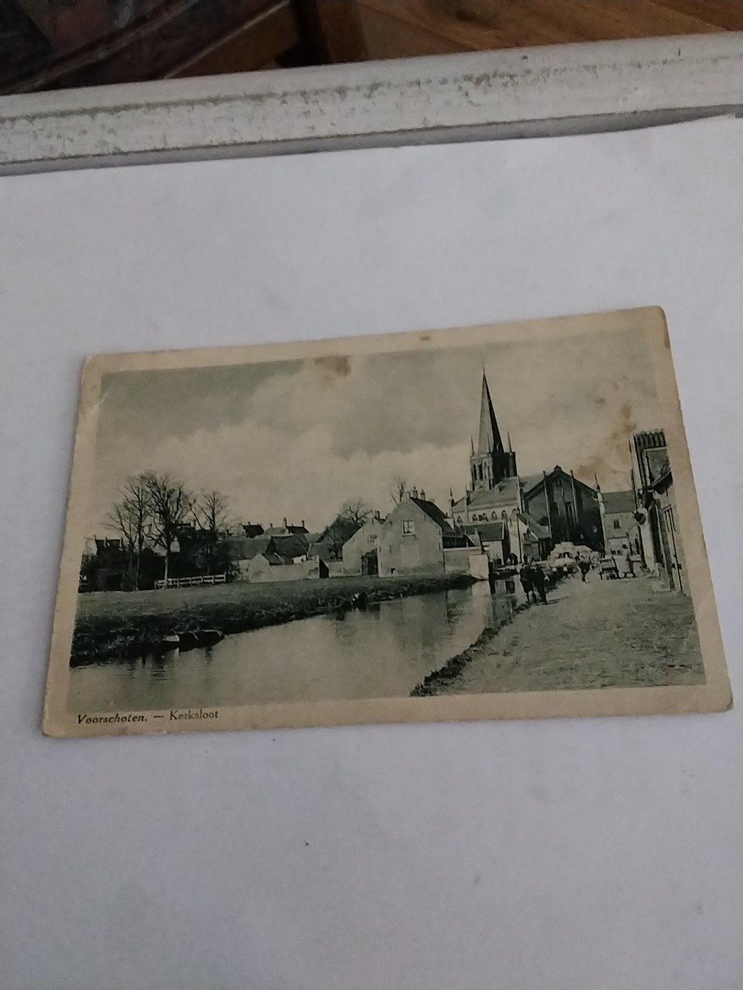 Oude Ansichtkaart Voorschoten - Kerksloot (voor 1920), Verzamelen, Ophalen of Verzenden, Voor 1920, Ongelopen, Zuid-Holland
