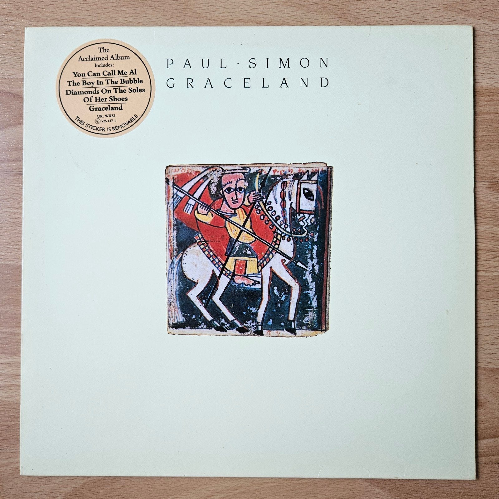 Paul Simon – Graceland - LP, Cd's en Dvd's, Vinyl | Pop, Ophalen of Verzenden, Gebruikt, Overige formaten, LP