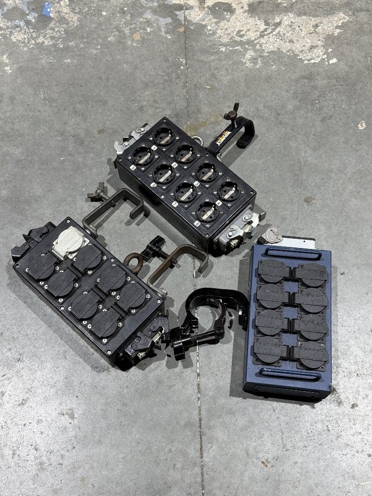3 x Harting break out penning 1-2, Ophalen, Gebruikt, Licht