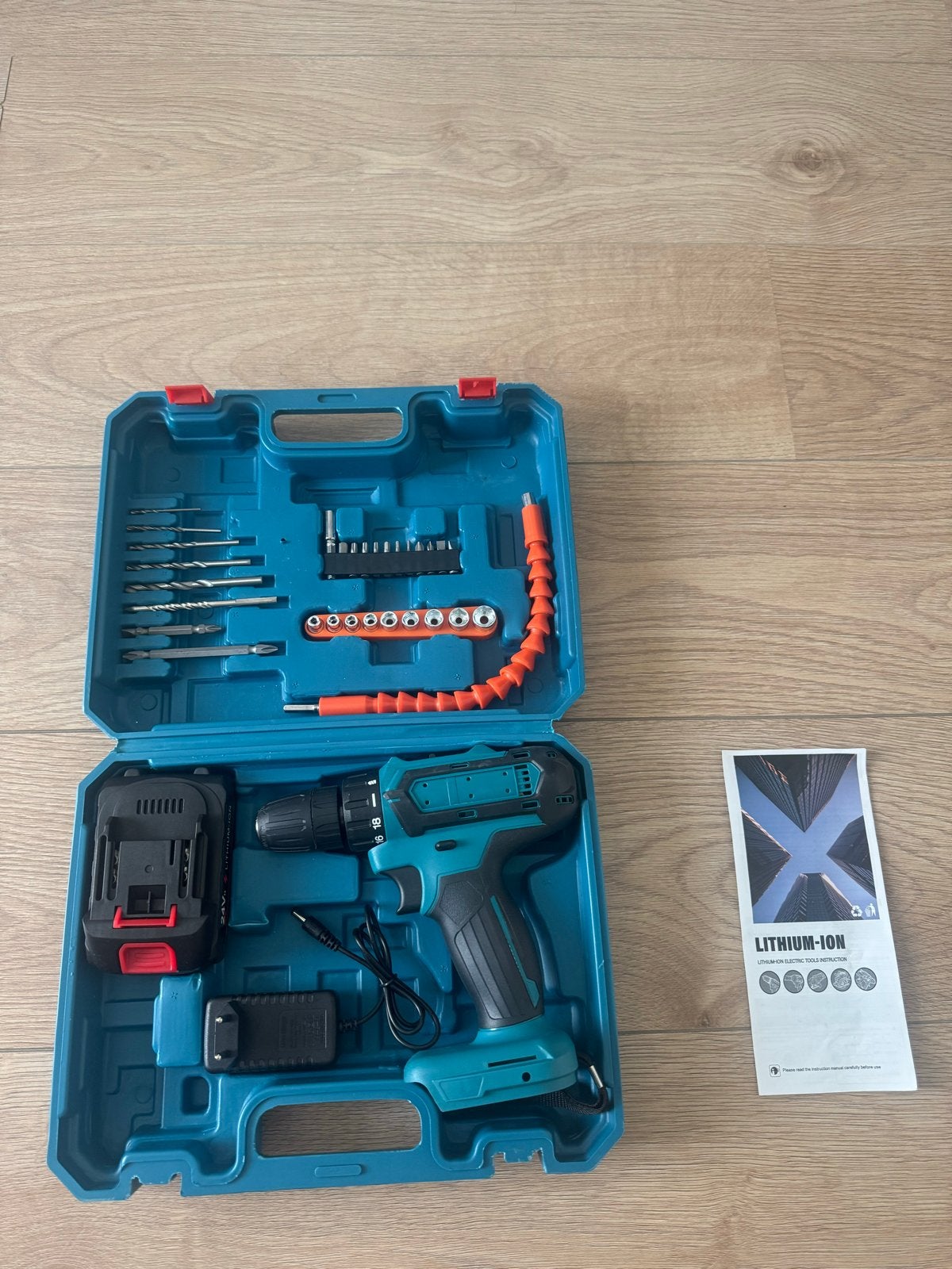 24V lithium-ion accuboormachine-set