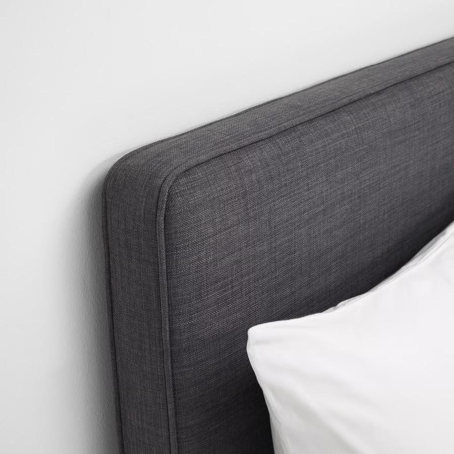 IKEA DUNVIK Bed Cover - dark grey, 140x200 cm, Ophalen, Gebruikt, Overige typen, Tweepersoons