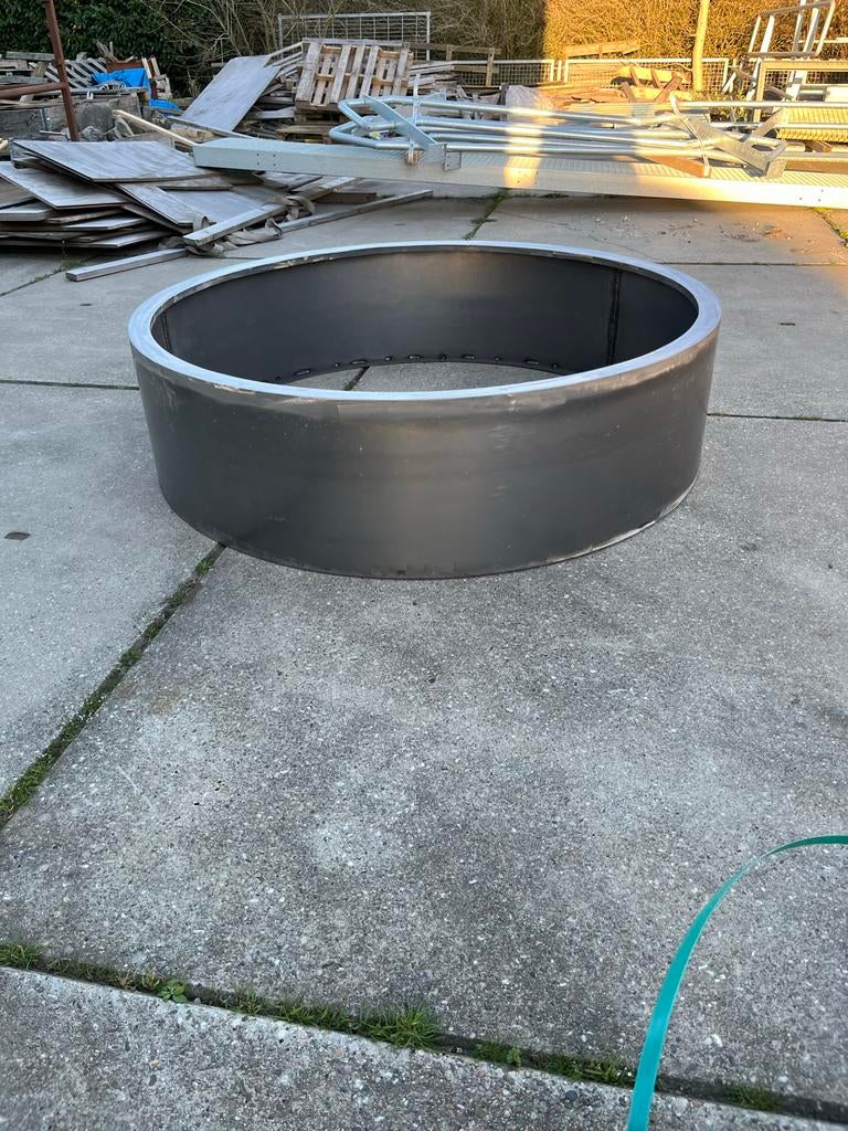 Ronde Cortenstalen plantenbak 150cm diameter 40 cm hoog, Tuin en Terras, 100 cm of meer, Rond, Nieuw, Ophalen of Verzenden