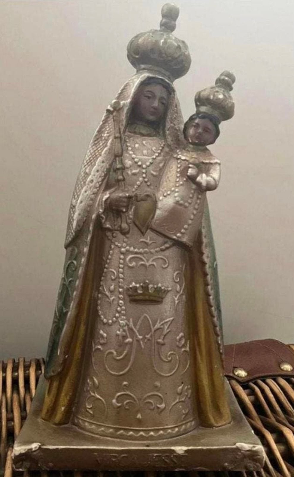 MARIA MET HAAR ZOON,HASSELT ANTIEK PORSELEIN!ZELDZAAM!!!, Ophalen of Verzenden