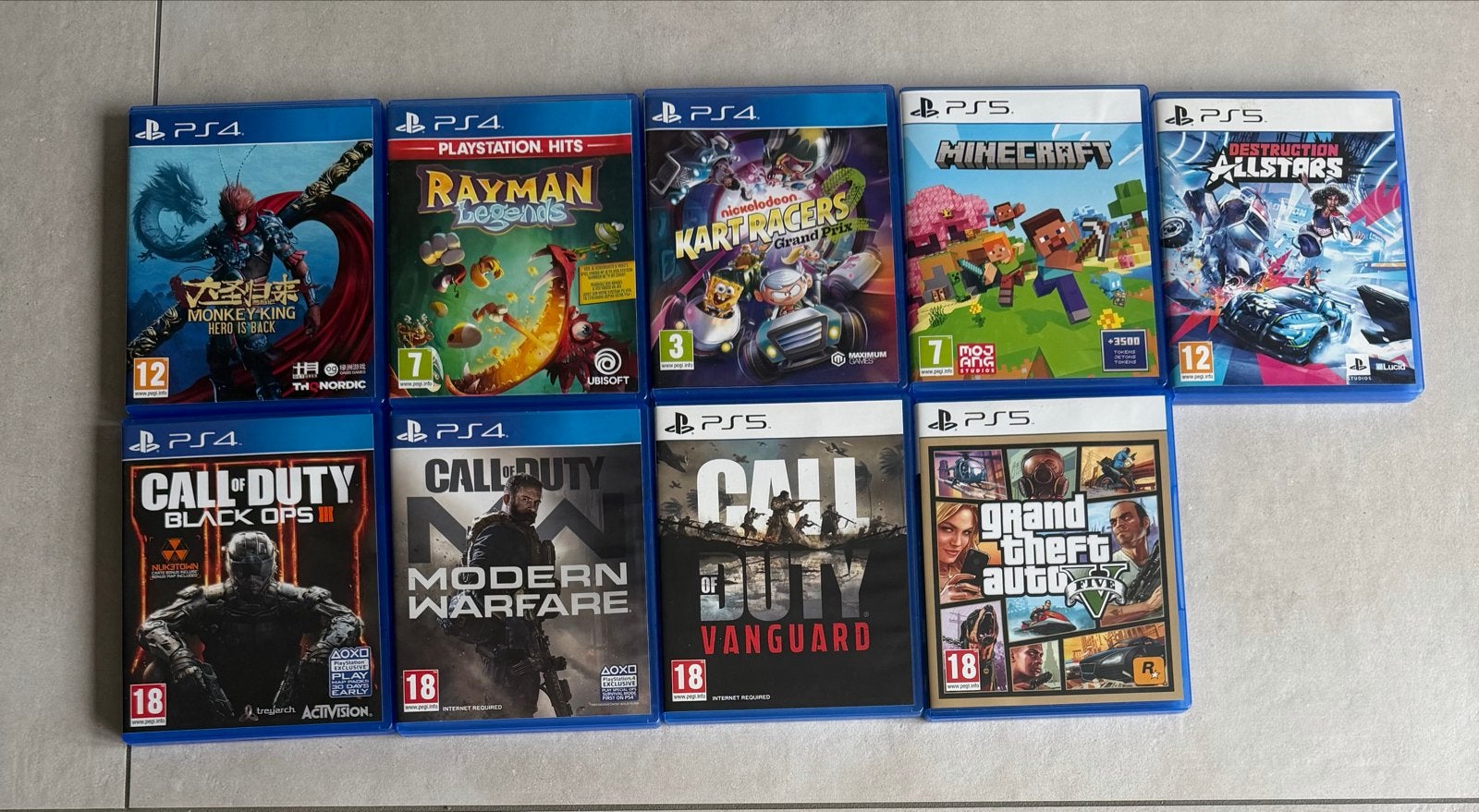 PS4 & PS5 Games: Call of Duty, GTA V, Minecraft, Rayman, Online, Gebruikt, Vanaf 18 jaar, Shooter