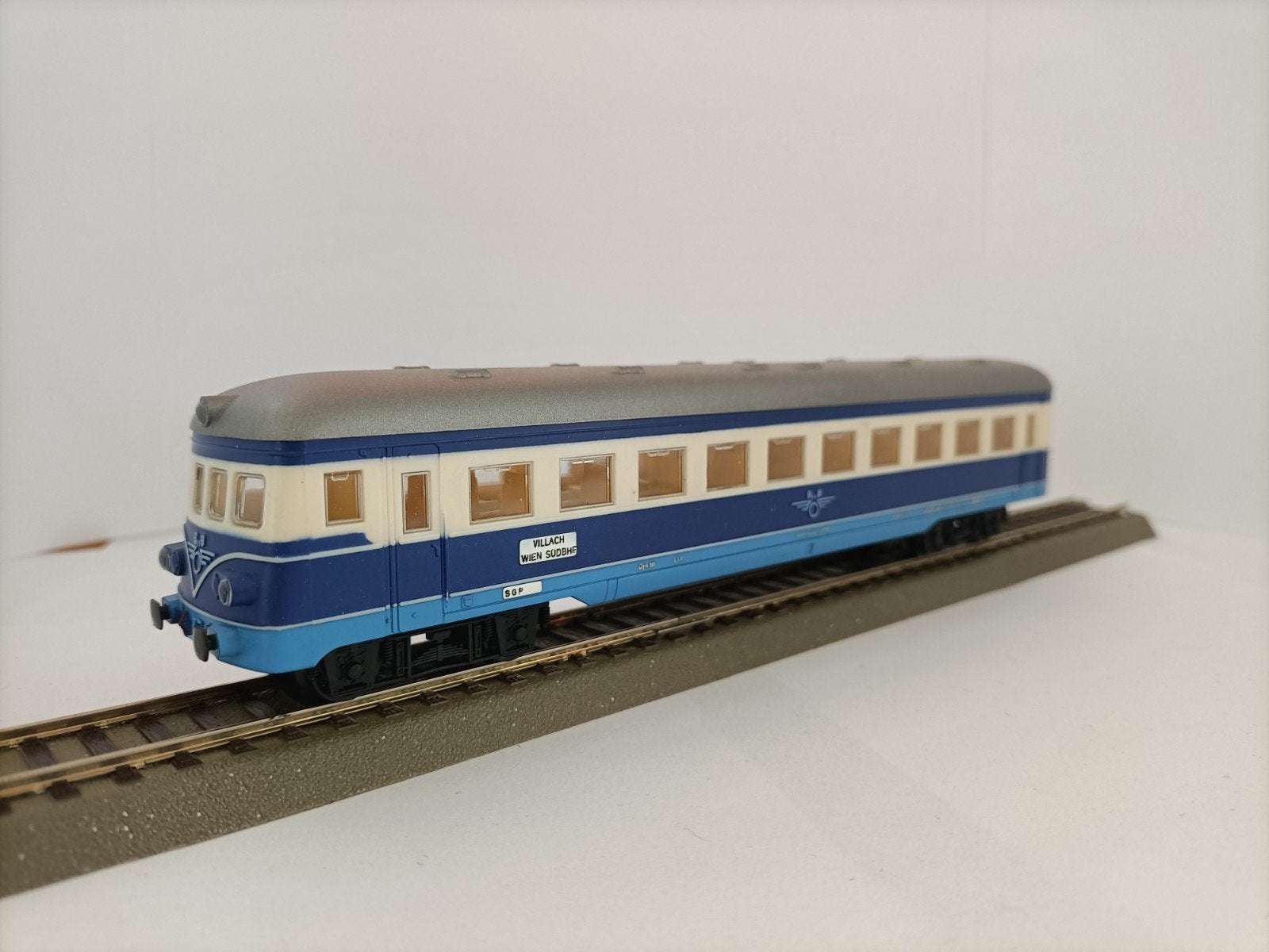 Kleinbahn H0 - ÖBB VT 5045 "Blauer Blitz" Stuurstandwagen, Ophalen, Gelijkstroom, Overige merken