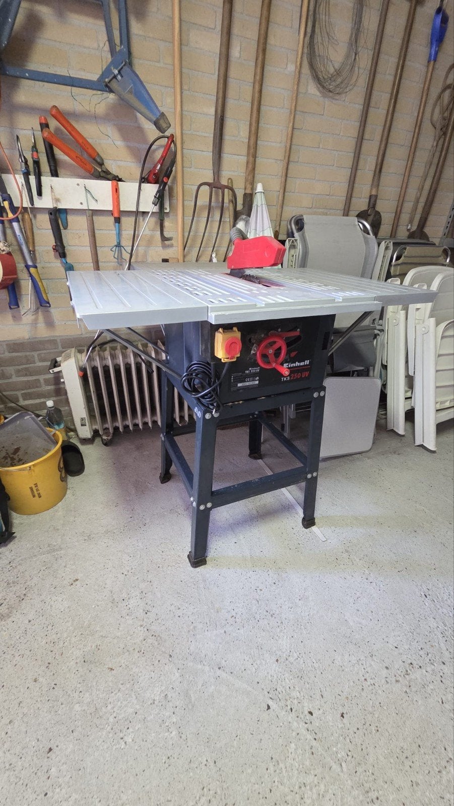 Einhell TKS 250 UV Tafelzaag - Krachtige Cirkelzaag, Ophalen, Gebruikt, Cirkelzaag, 70 mm of meer