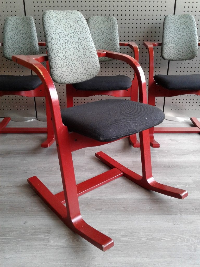 Set van 4x Stokke (Variér) Actulum (Zwart/Grijs), Zeer Goed!, Gebruikt, Overige kleuren, Ophalen of Verzenden, Overige materialen