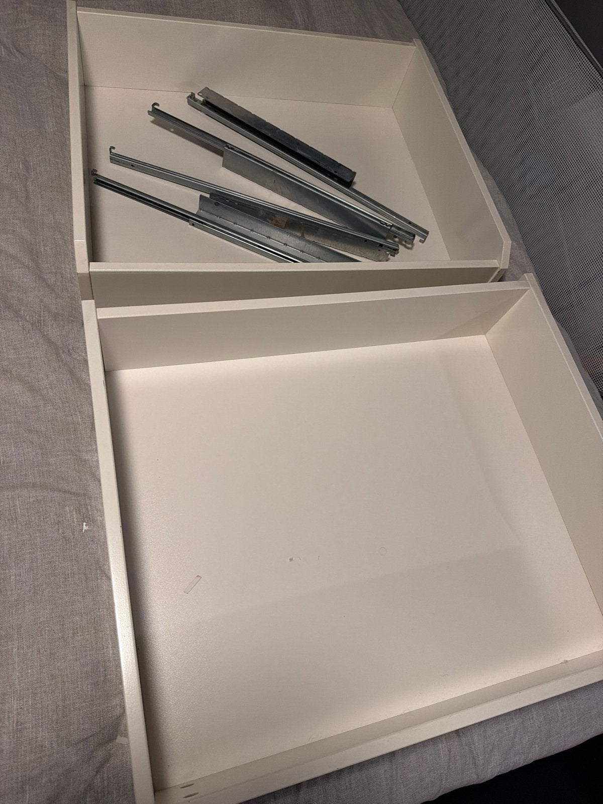 IKEA Komplement lade 2 stuks met uittrekrail, Ophalen, Gebruikt