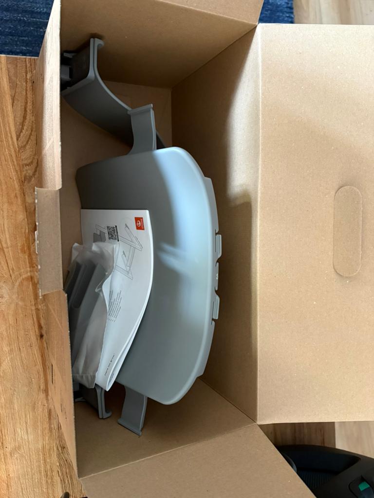 Stokke Tripp Trapp Baby Set Storm Grey - Nieuw, Ophalen, Nieuw, Meegroeistoel, Stoelverkleiner
