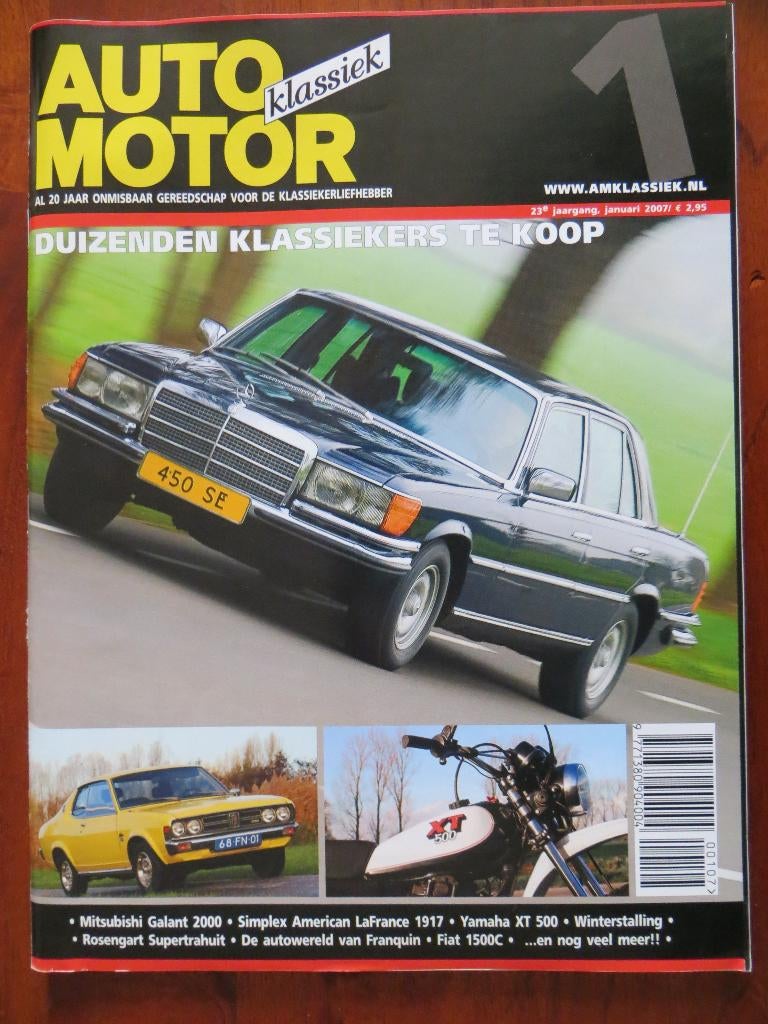 Auto Motor Klassiek, 1 2007 MB 450 SE, Rosengart, Simplex, Ophalen of Verzenden, Nieuw, Mercedes