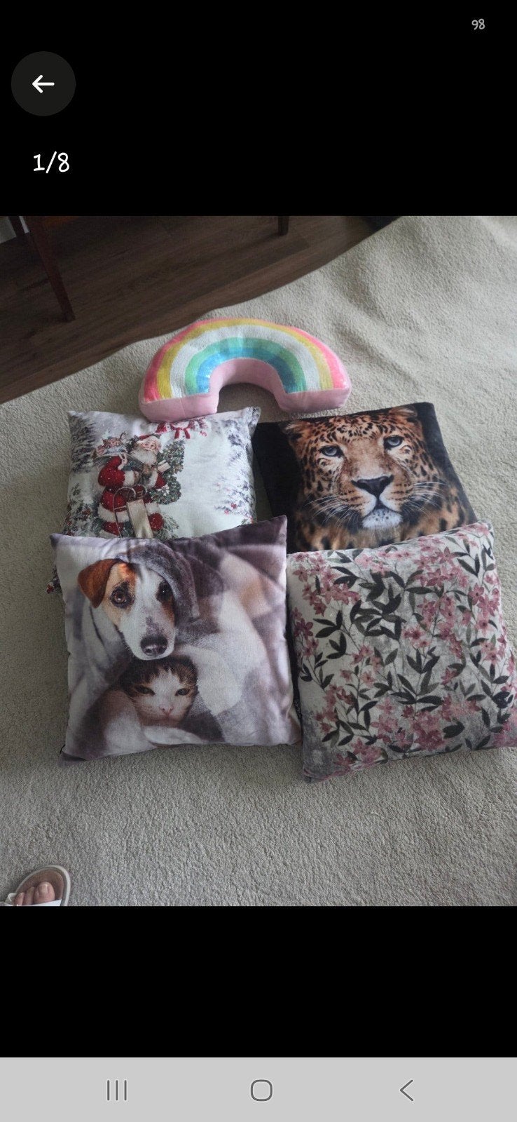 Velours Kussens 50x50 cm  nieuw, Meerkleurig, Nieuw, Ophalen of Verzenden, Inclusief binnenkussen