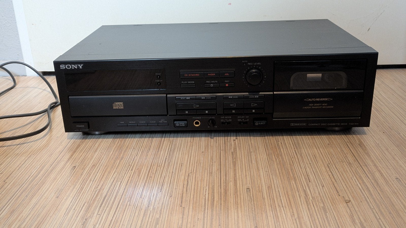 Sony TXD-R11 CD speler - Cassettedeck, Gebruikt, JP, Ophalen of Verzenden, Sony