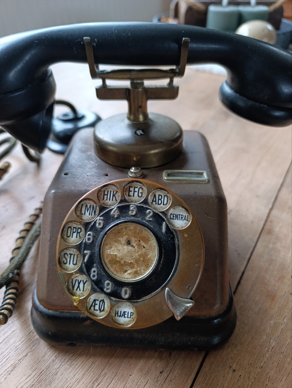Antieke draaischijf telefoon - Jaren '30, Ophalen of Verzenden