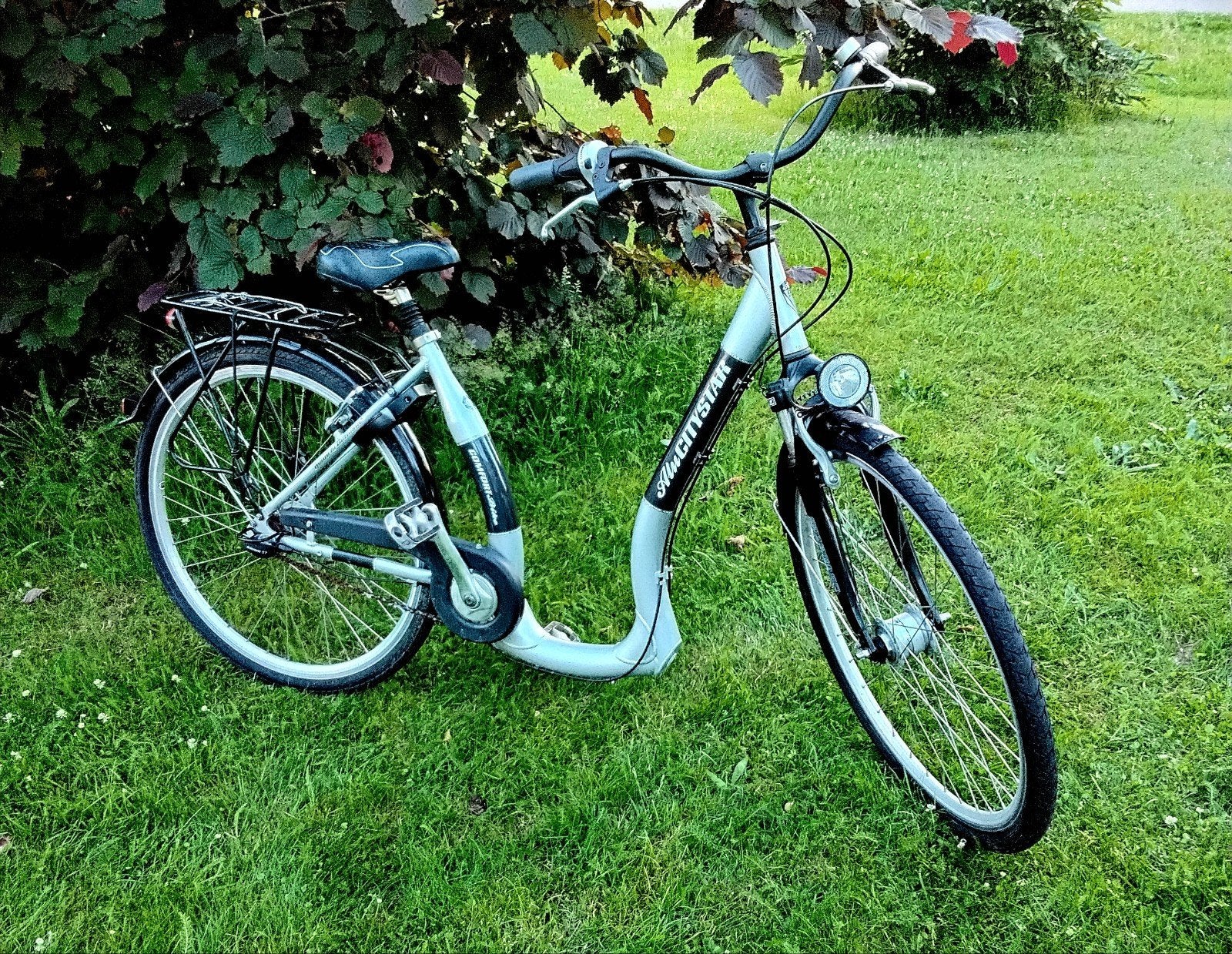 Citystar Dames Moederfiets lage brede instap 28-inch 8-versn, Terugtraprem, Versnellingen, Zo goed als nieuw, 50 tot 53 cm