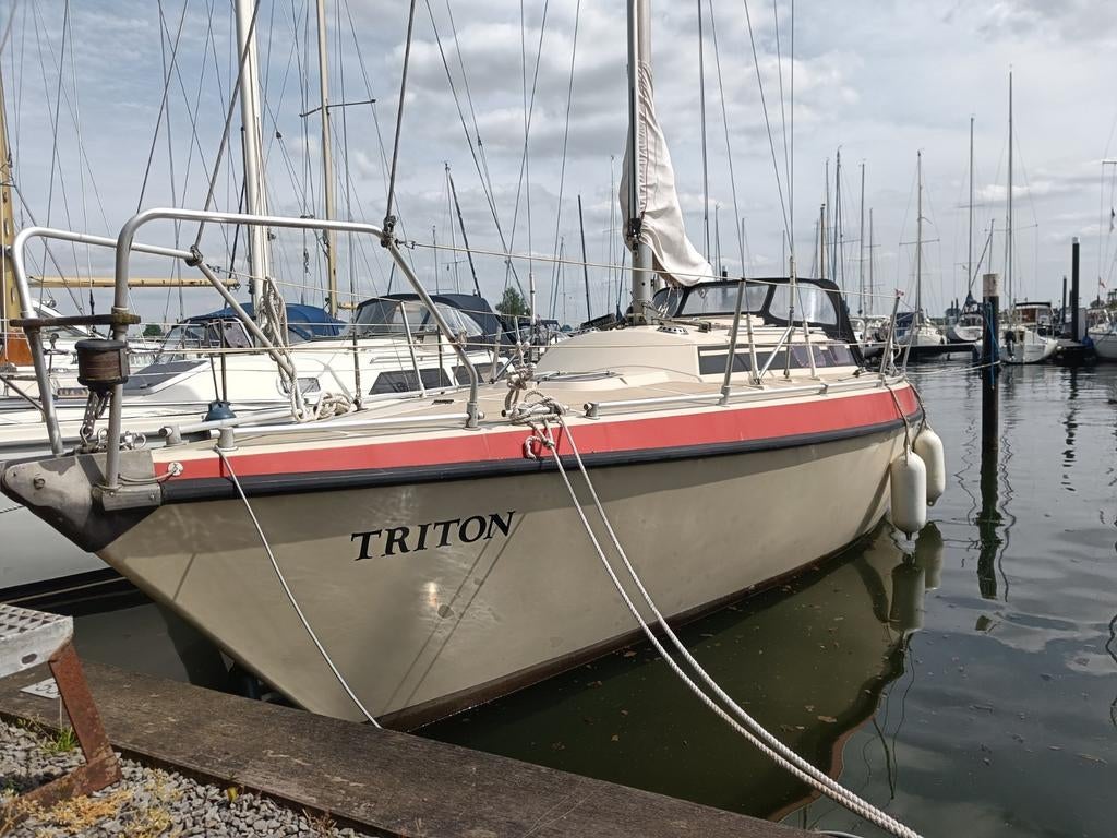Etap 28 zeilboot, Watersport en Boten, Kajuitzeilboten en Zeiljachten, Ophalen, Gebruikt, Binnenboordmotor, 1.80 meter
