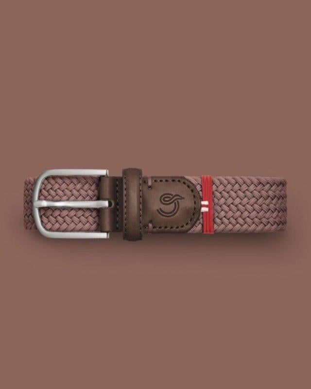 La Boucle - Broekriem - Oxford gebreide riem - Baltisch b..., Kleding | Heren, Riemen en Ceinturen, Bruin, Mailto:hello@laboucle.com