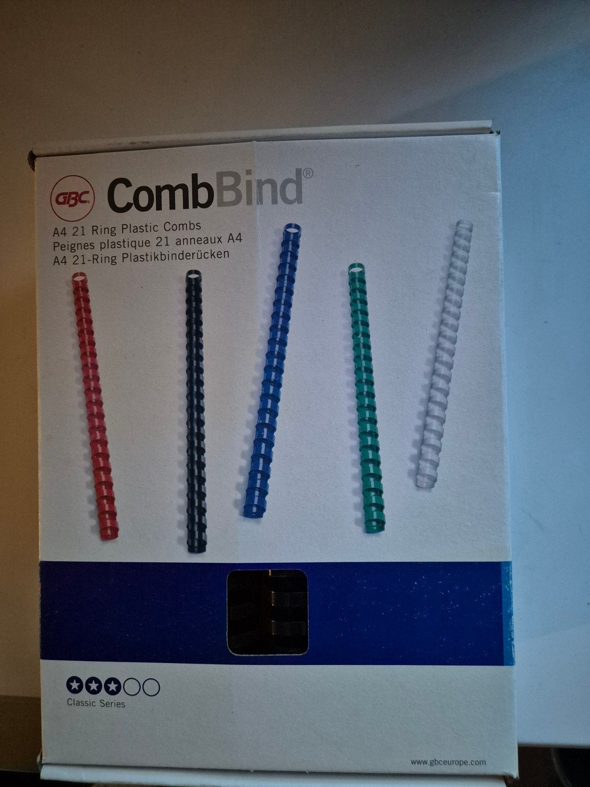 GBC CombBind Bindruggen 32mm Zwart A4 - 50 stuks, Diversen, Ophalen of Verzenden