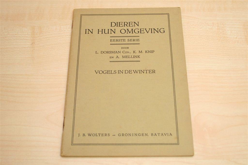 Dieren in hun Omgeving — Vogels in de Winter [ca. 1940], Boeken, Ophalen of Verzenden, Gelezen, Vogels
