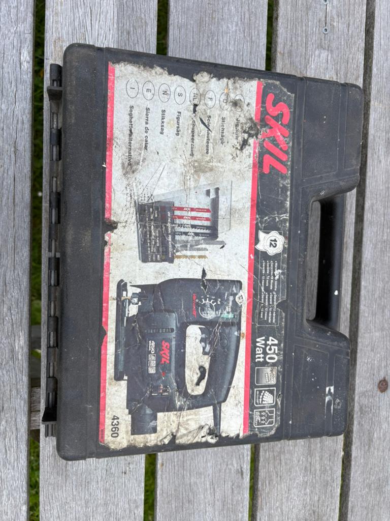 SKIL 4360H1 Decoupeerzaag 450W met koffer, Gebruikt, Decoupeerzaag, Ophalen of Verzenden, 30 tot 70 mm