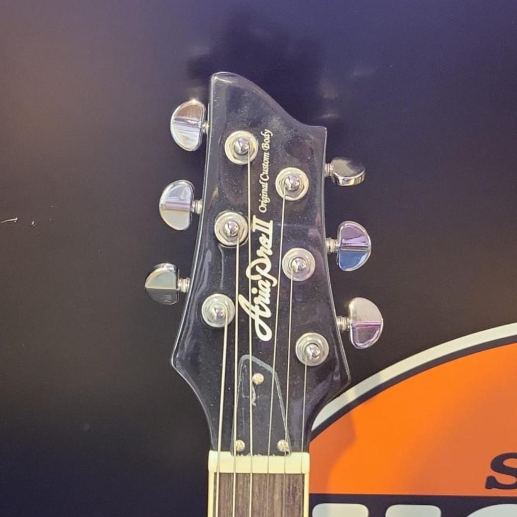 Aria PE-350 BK  Electrice Gitaar Zwart, Muziek en Instrumenten, Flex Ltd., Gebruikt, https://flex.com/contact-us, Nobelstraat 10, 5807 GA Oostrum LB, Limburg, Nederland