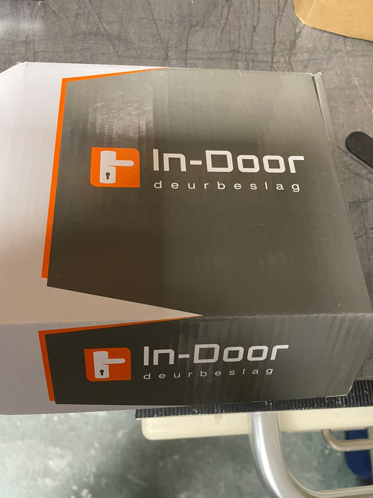 Deurbeslag zwart, Doe-het-zelf en Verbouw, Hang- en Sluitwerk, Ophalen of Verzenden, Zo goed als nieuw, Klink of Kruk
