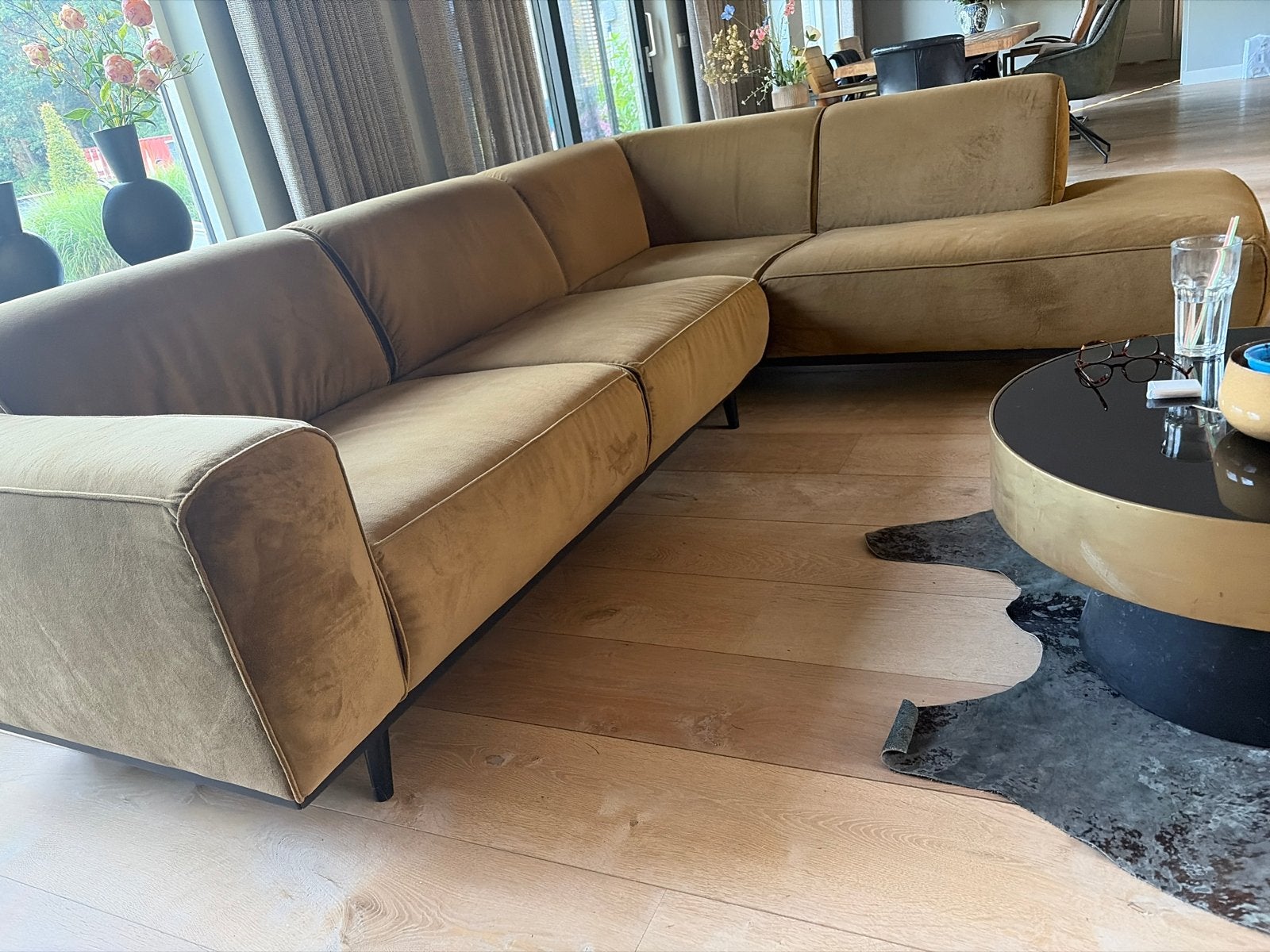 Hoekbank van Be Pure Home - Gebruikt, Ophalen, Gebruikt, 100 tot 125 cm, Hoekbank
