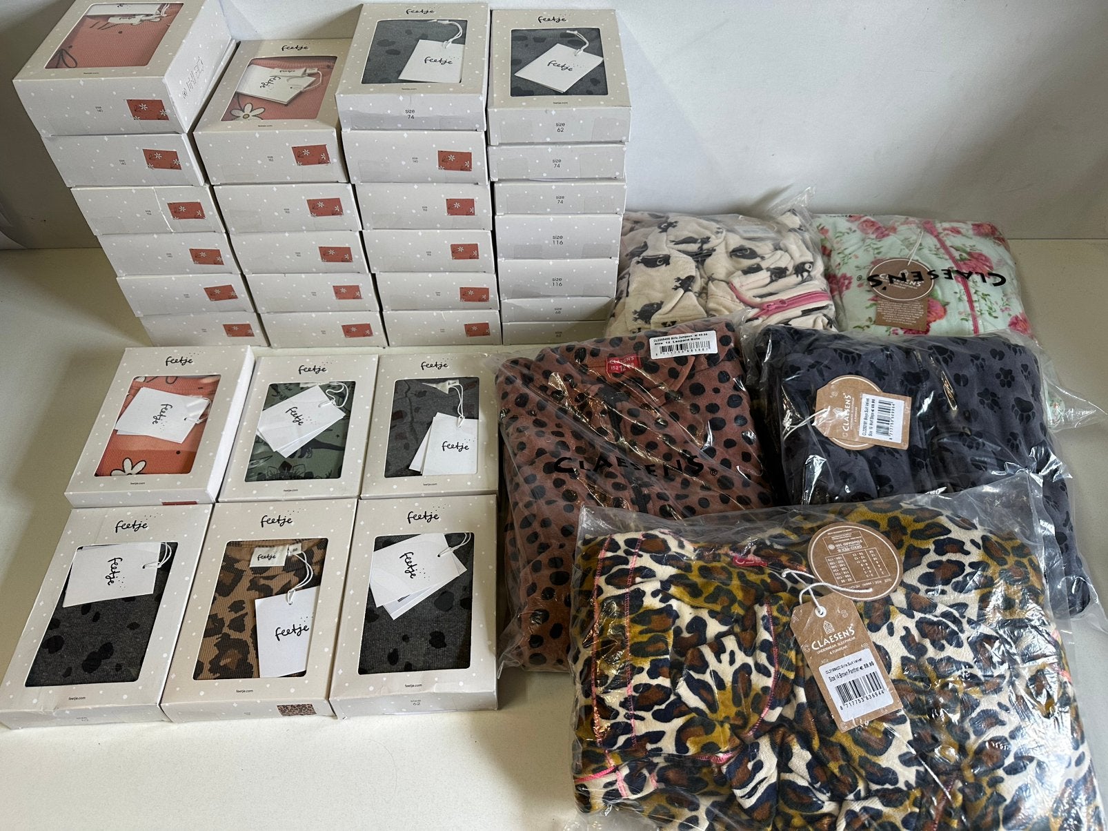 Partij pyjama’s feetje en claesen’s 35 stuks nieuw, Ophalen of Verzenden, Nieuw