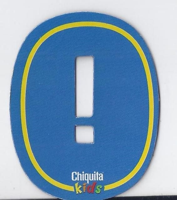Km40 koelkastmagneetje chiquita kids, Ophalen of Verzenden, Zo goed als nieuw