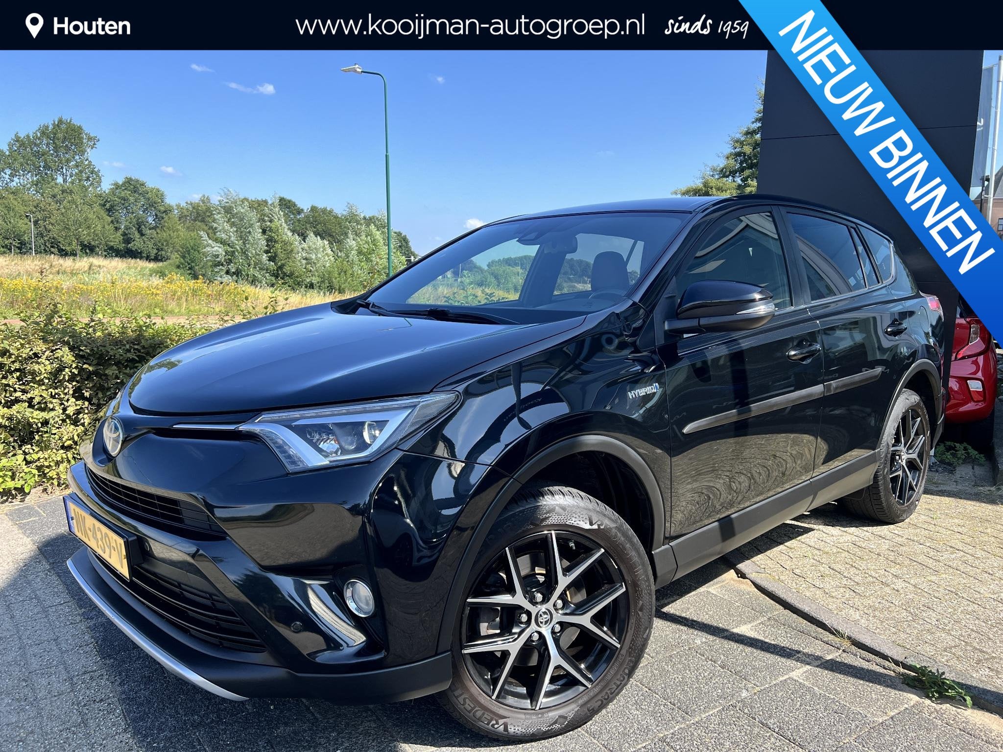 Toyota RAV4 2.5 Hybrid Style Automaat, Trekhaak, All Weather, Auto's, Toyota, Gebruikt, Euro 6, Zwart, Origineel Nederlands