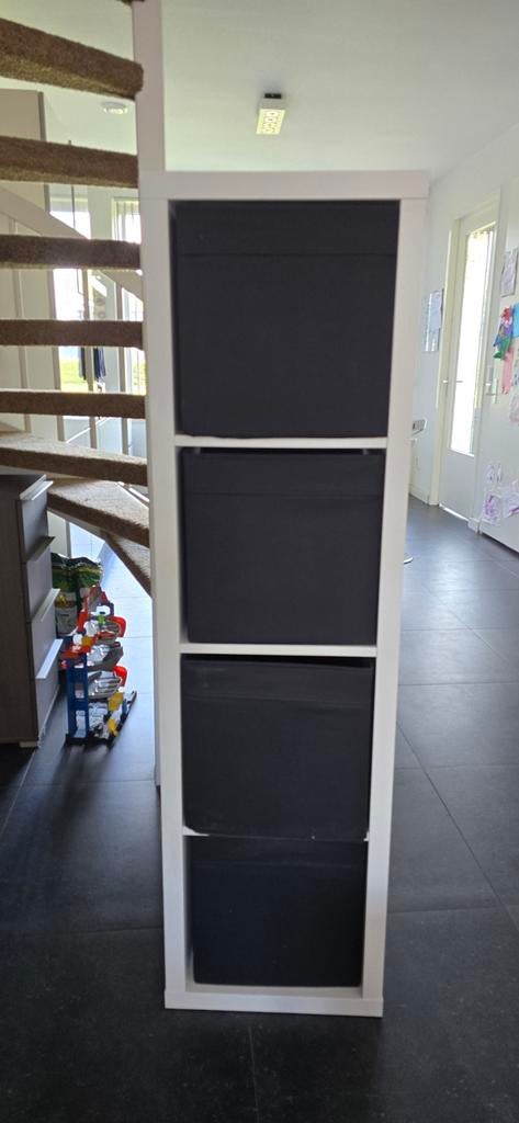 Ikea Kallax kast 4 vakken - wit, Ophalen of Verzenden
