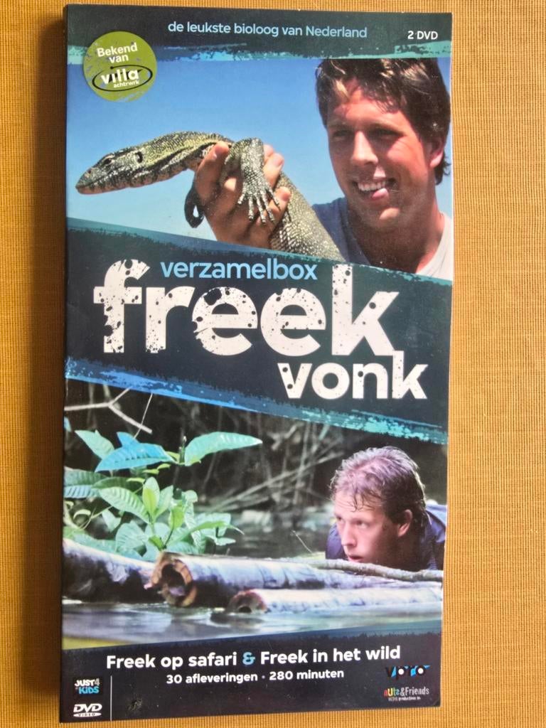 Freek Vonk Verzameldbox DVD - Freek op Safari & In het Wild, Alle leeftijden, Boxset, Ophalen of Verzenden, Zo goed als nieuw