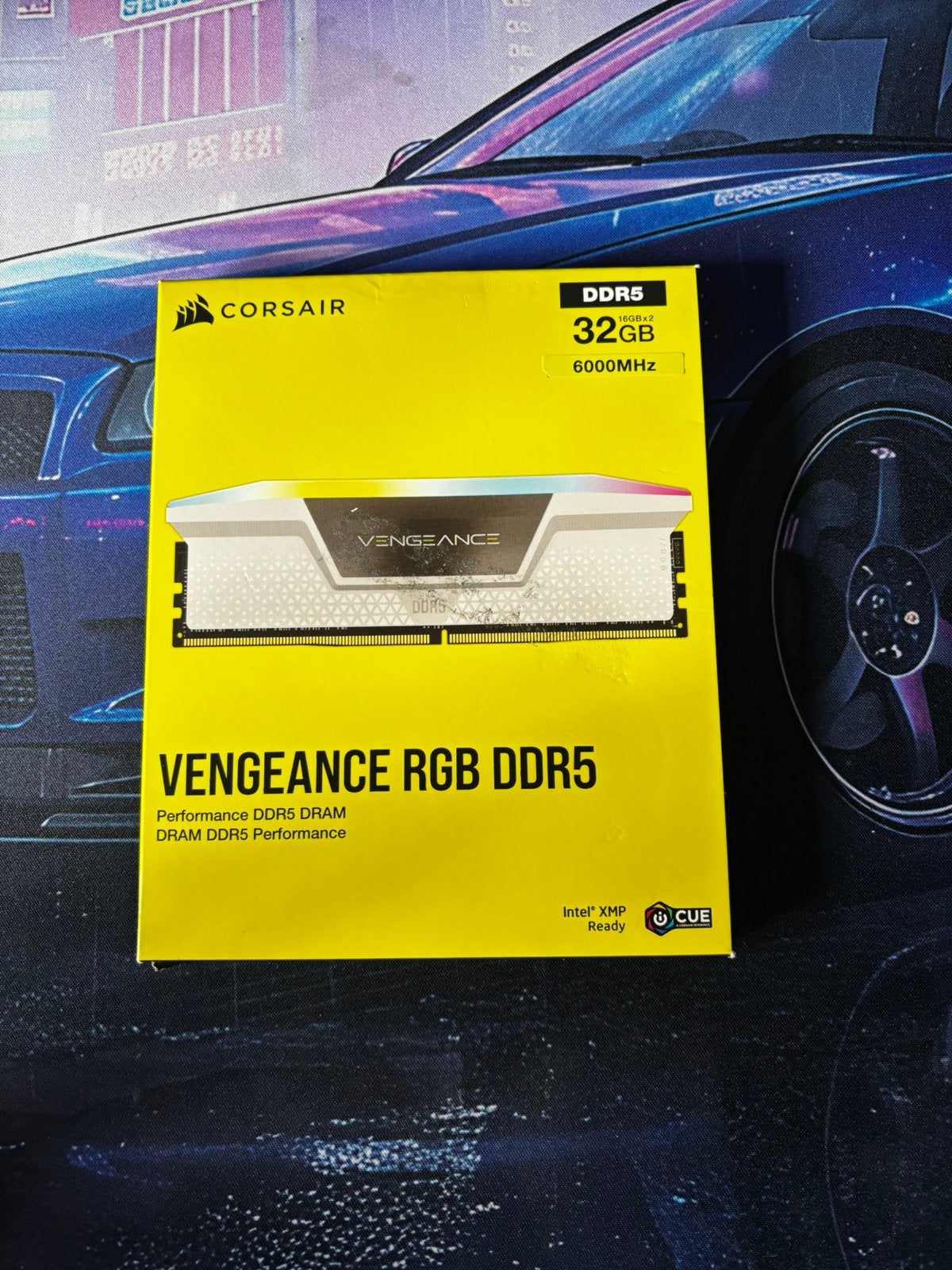 Corsair Vengeance RGB wit DDR5 32GB(2x16gb) 6000MHz IntelXMP, 32 GB, Nieuw, Ophalen of Verzenden, Desktop