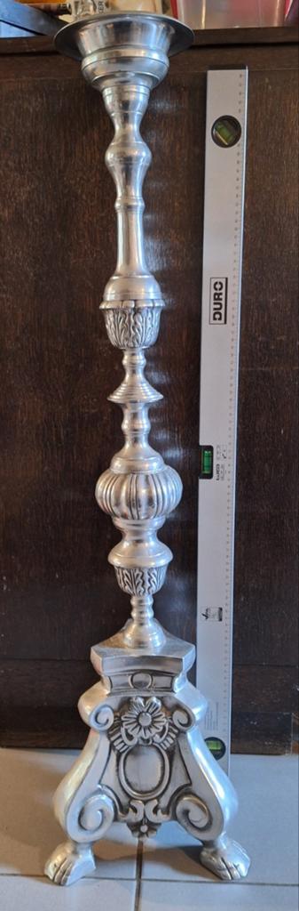 Kerkkandelaar aluminium groot, Antiek en Kunst, Ophalen, Overige materialen
