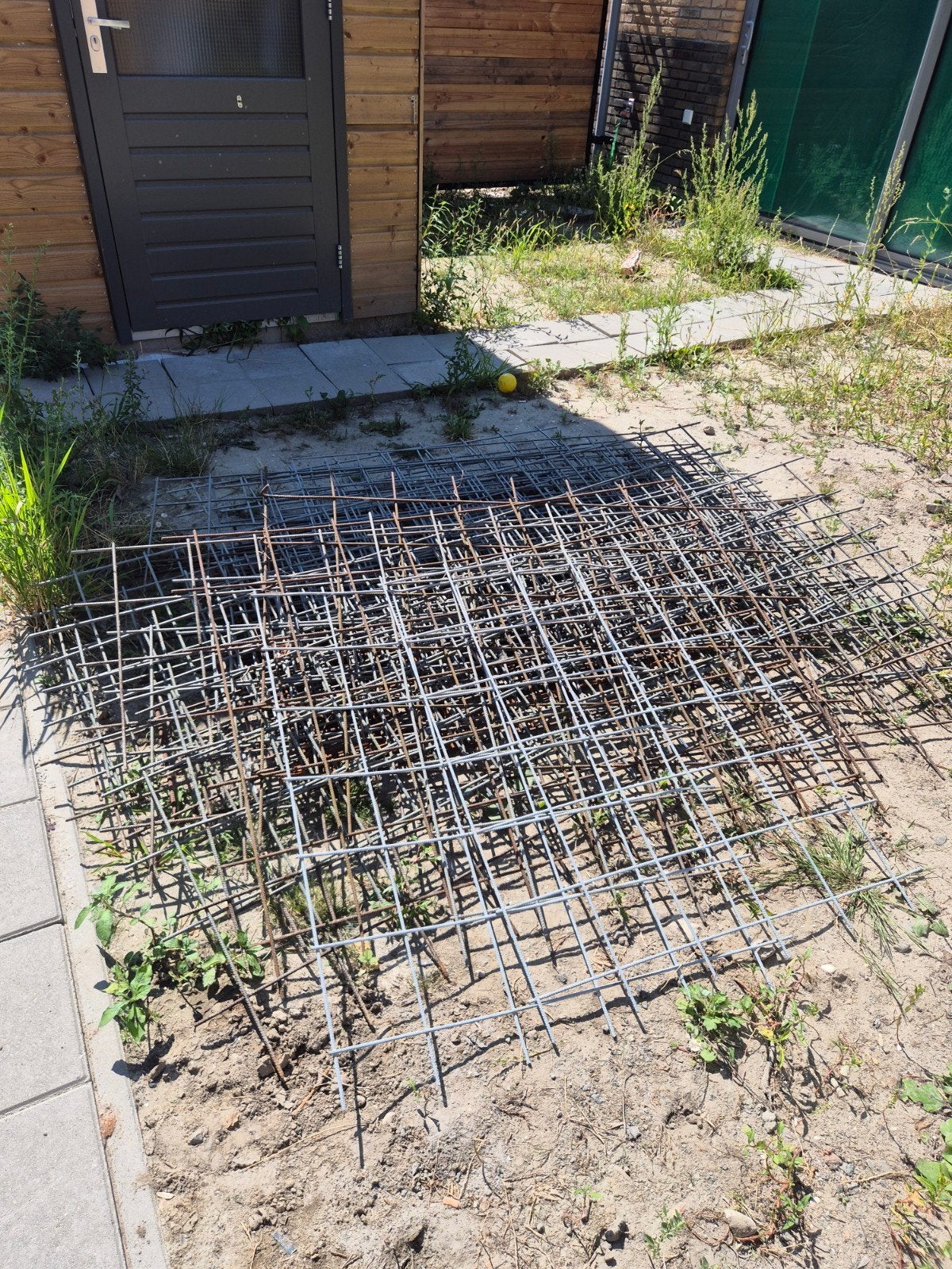 Beton staalmatten 10 m2 voor fundering of vloer, Ophalen of Verzenden, Gebruikt, Overige typen