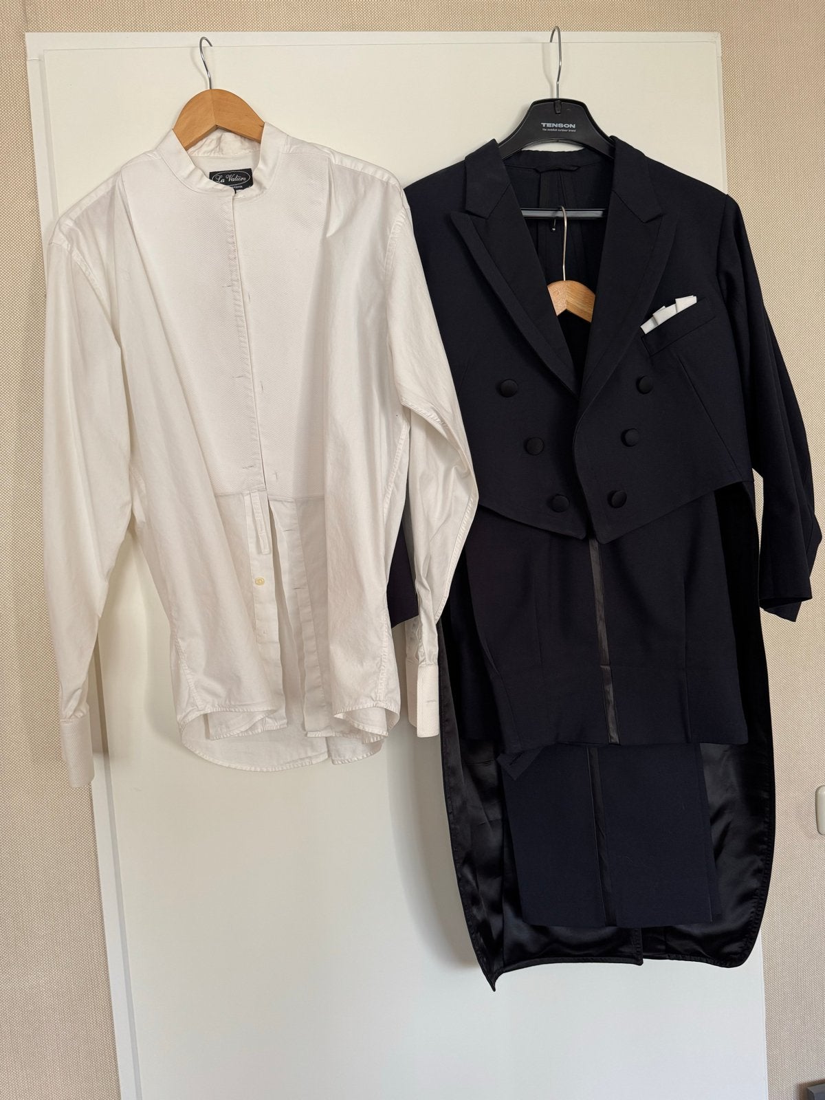 Compleet rokkostuum (ballroom dansen) met accessoires, Ophalen, Zo goed als nieuw, Zwart, Trouwpak