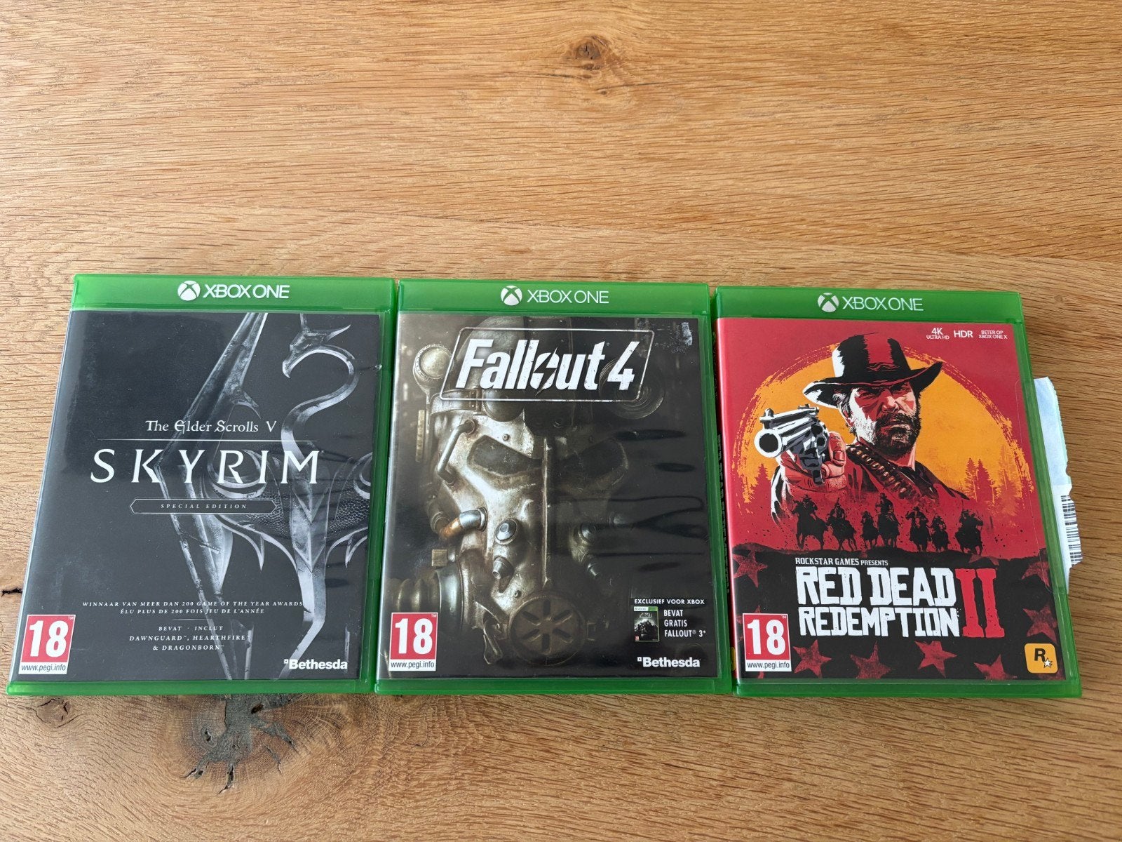 Skyrim special edition, Fallout 4, Red Dead Redemption 2, Gebruikt, Vanaf 18 jaar, 1 speler, Ophalen of Verzenden