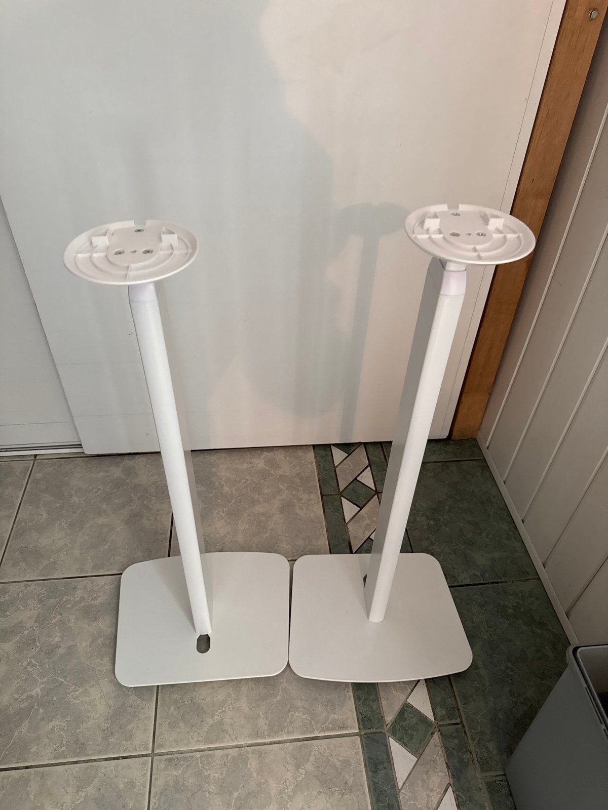Speakerstandaarden wit - Set van 2 Sonos Era 100, Inclusief standaarden, Ophalen, Zo goed als nieuw, Overige typen