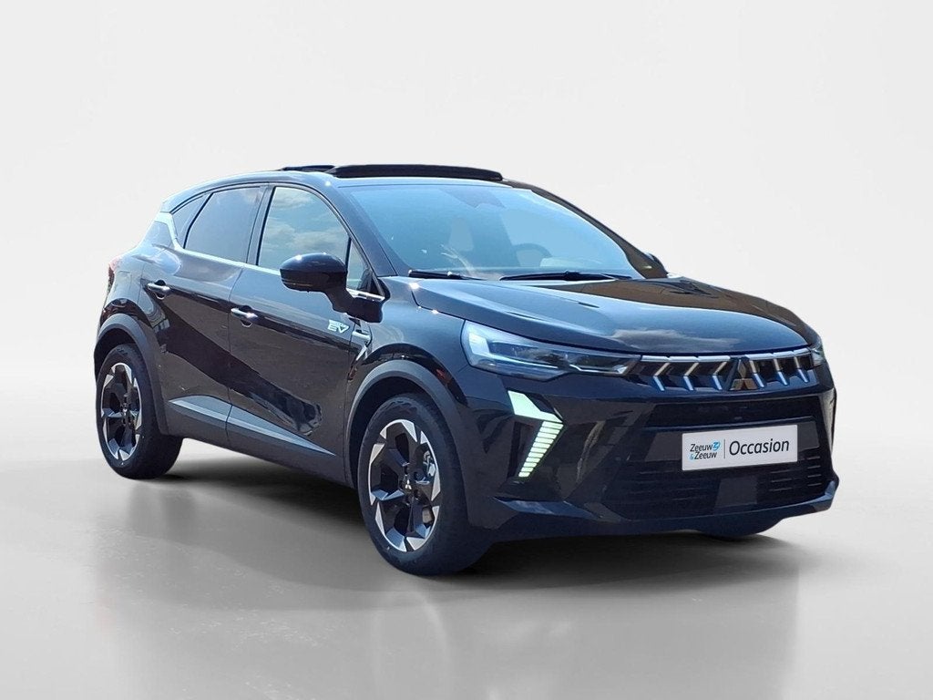Mitsubishi ASX 1.8 HEV AT Instyle | 3.000,- korting |Navigat, Auto's, Mitsubishi, 4 cilinders, Met garantie (alle), Zwart, Bedrijf