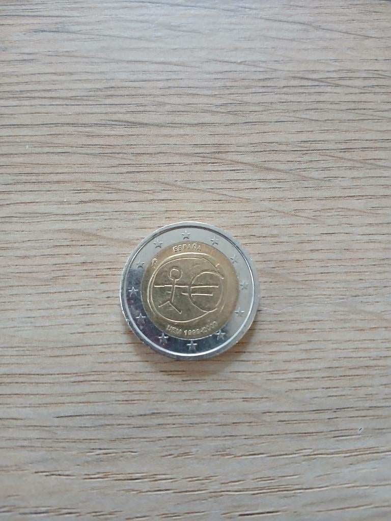2 euro munt stickman, Ophalen of Verzenden, Spanje, 2 euro, Losse munt