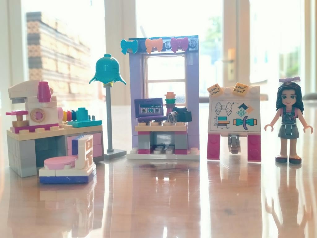 LEGO Friends Emma's Ontwerpstudio (41115), Compleet, Lego, Friends, Ophalen of Verzenden