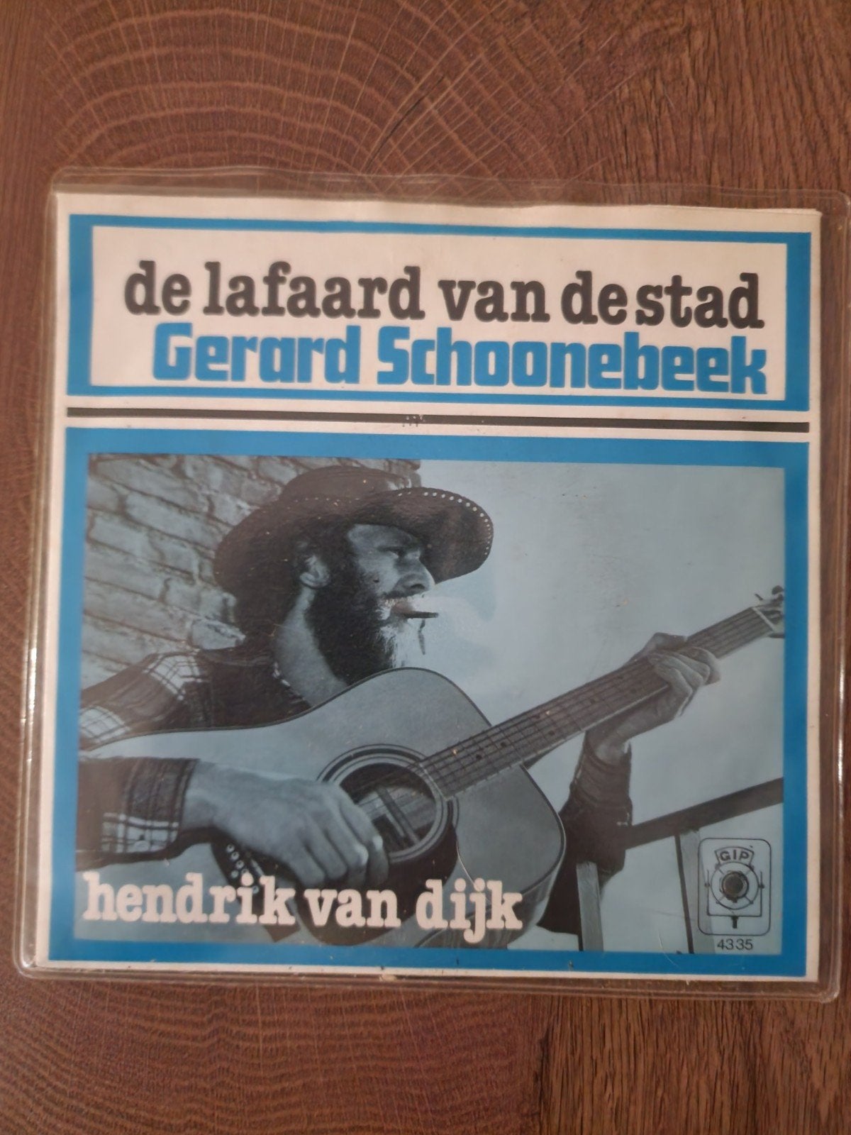 Gerard schoonebeek - De Lafaard van de Stad, Gebruikt, Originele persing, 7 inch, Single