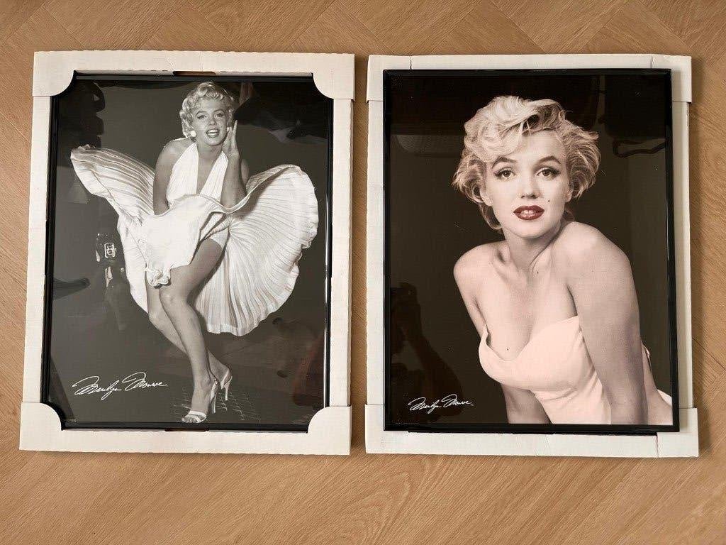 Marilyn Monroe & Madonna posters in lijst  50  70 cm nieuw, Ophalen, Nieuw, 50 tot 75 cm, Schilderij