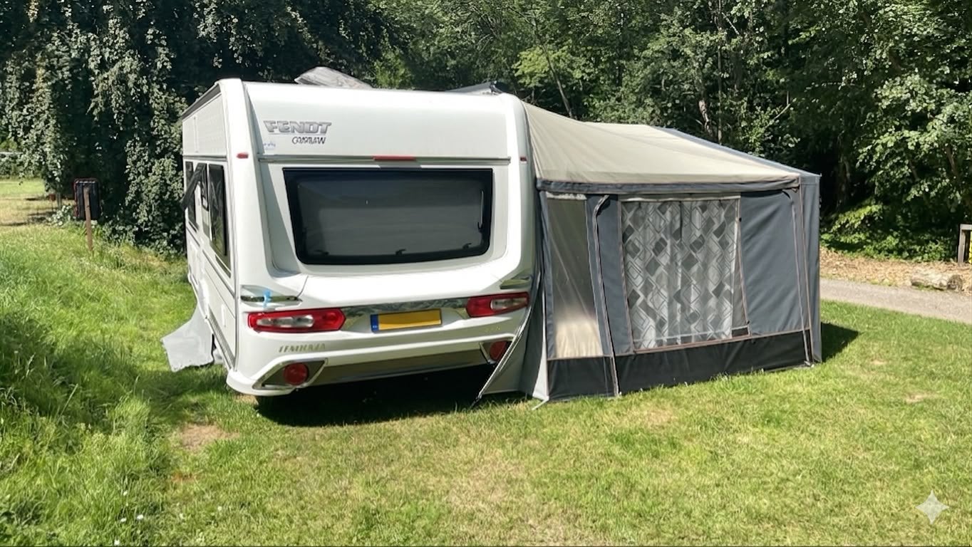 Fendt Tendenza 465 SFB (Zeer conpleet), Caravans en Kamperen, Caravans, Rondzit, Frans bed, Particulier, Fendt