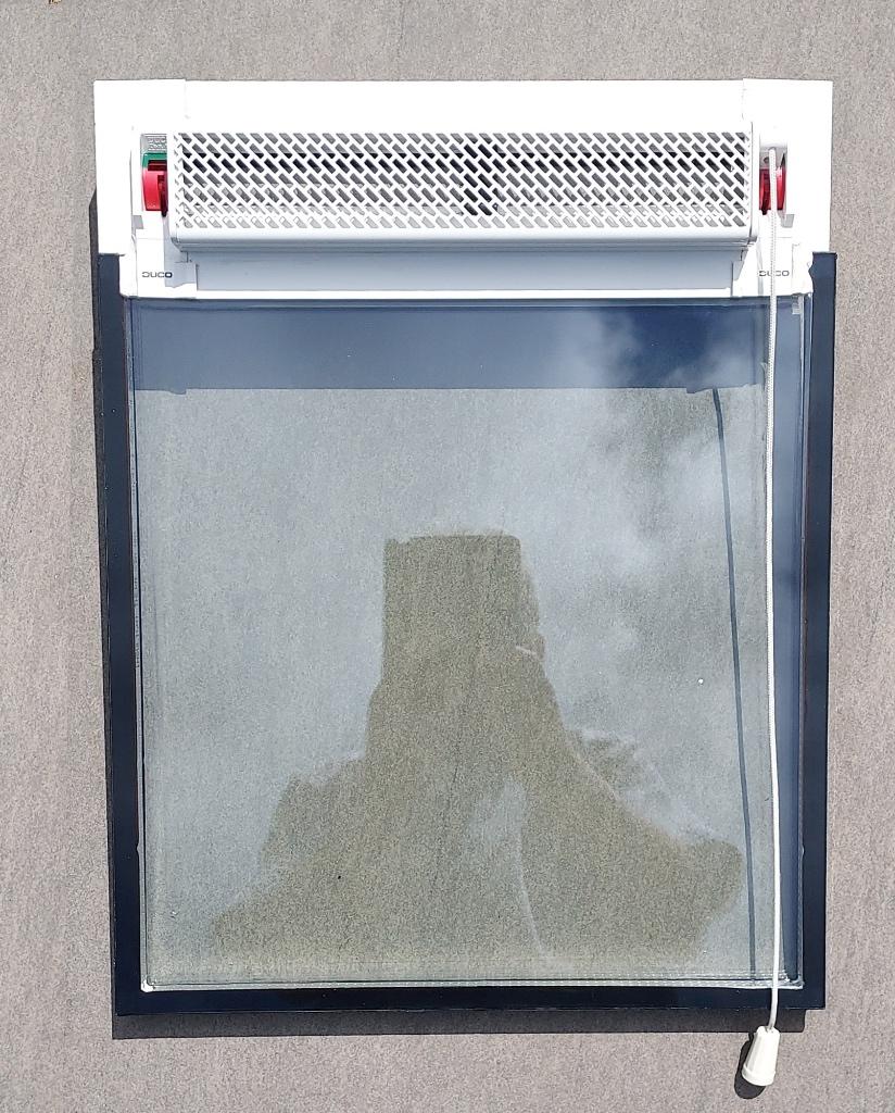 TOILETRAAM en BOVENLICHT, Overige materialen, Zo goed als nieuw, Minder dan 5 m², Ophalen