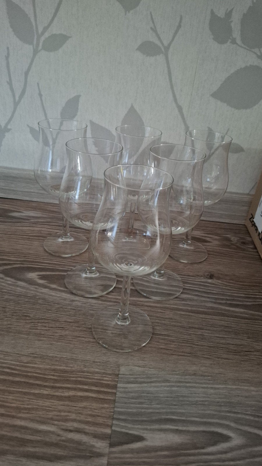 6 wijnglazen, Ophalen, Gebruikt, Overige typen