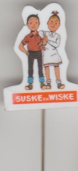 Suske en Wiske, Verzamelen, Speldjes, Pins en Buttons, Verzenden, Zo goed als nieuw, Sport, Speldje of Pin