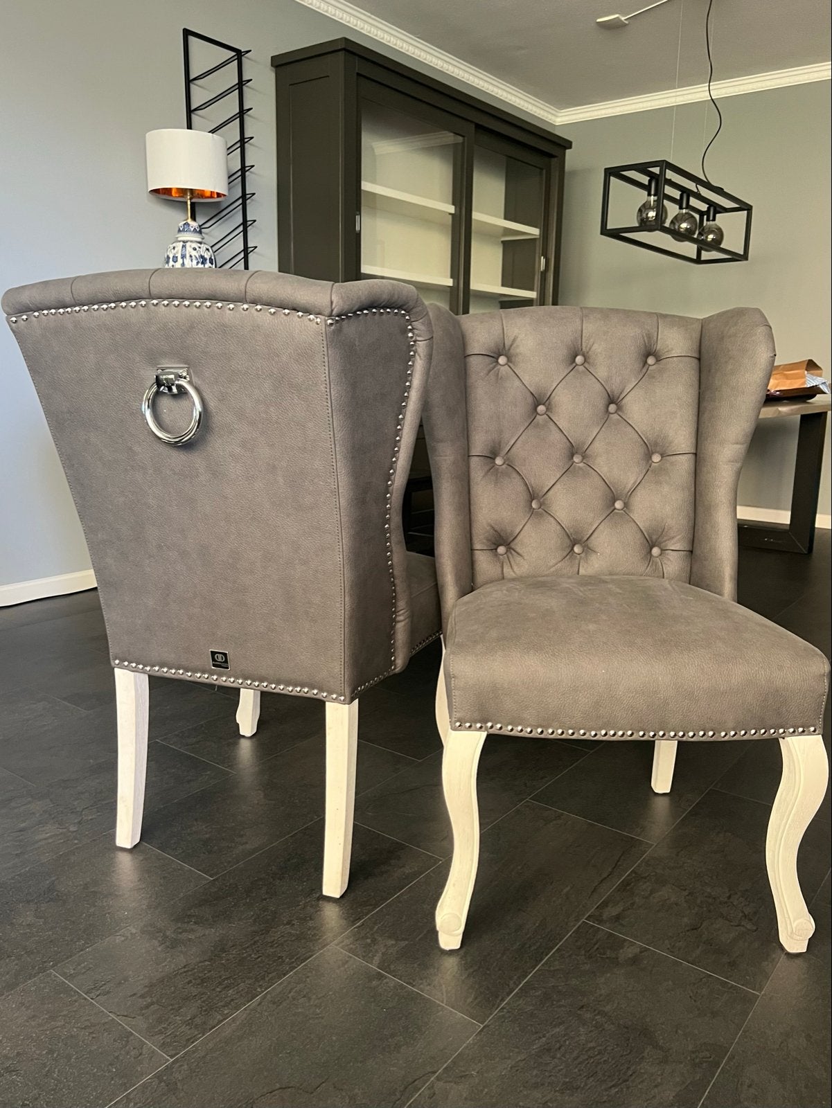 4 Dubbelman Design stoelen - Zo goed als nieuw, Ophalen, Zo goed als nieuw, Vier, Stof